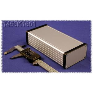 Hammond Manufacturing 1455K1601 extruded aluminum enclosure w/ metal end panels