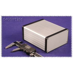Hammond Manufacturing 1455N1201 extruded aluminum enclosure w/ metal end panels
