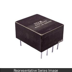 Hammond Manufacturing 227N Transformer, PCB mount, epoxy-cast, 40VA, 20V C.T. @ 2A / 10V @ 4A, 227 series
