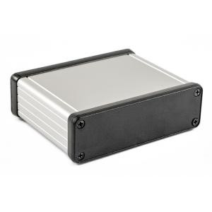 Hammond Manufacturing 1455L802 extruded aluminum enclosure w/ plastic end panels