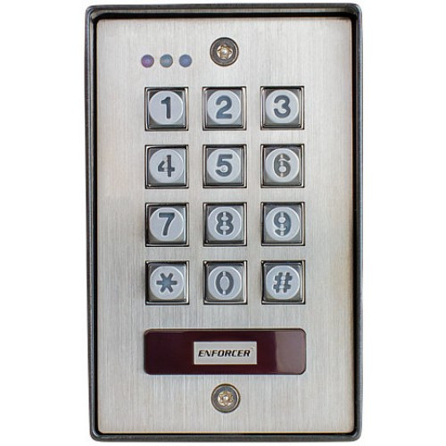 Seco-Larm SK-1123-SPQ Vandal Resistant Outdoor Access Control Keypad with Proximity Reader