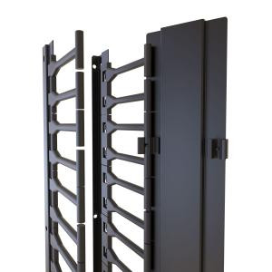 Hammond Manufacturing H1VFMC3148UBK Vertical Finger Cable Manager