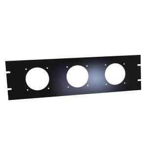 Hammond Manufacturing PPFP190803BK1 3U Fan Panel