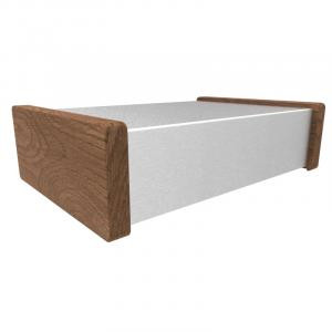 Hammond Manufacturing 1444-24CWW Aluminum Chassis Enclosure