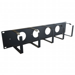 Hammond Manufacturing RB-HRM2 2U Horizontal Ring Cable Manager