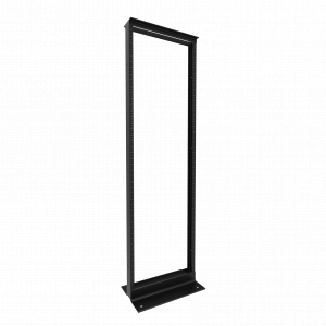 Hammond Manufacturing RB-2PA2345BK 45U 2-Post Open Frame Rack