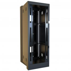 Hammond Manufacturing HWF3042U36BK 42U Swing-Out Sectional Floor & Wall Mount Rack Cabinet