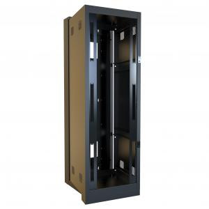 Hammond Manufacturing HWF3048U36BK 48U Swing-Out Sectional Floor & Wall Mount Rack Cabinet