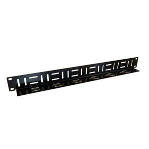 Hammond Manufacturing HCMP191UBK 1U Horizontal Cable Manager Panel