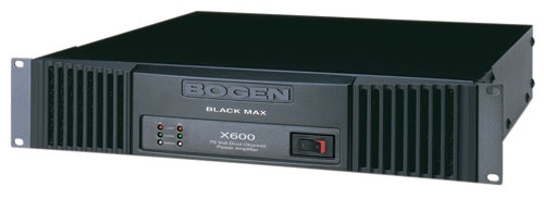 Bogen X300 2 Channel 300 Watt Black Max Amplifier