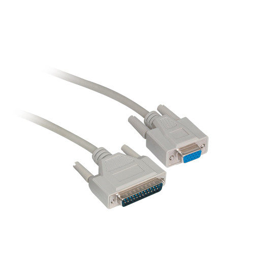 Quest NCC-5410 10ft. DB-25 (M) to DB-9 (F) Null Modem Cable