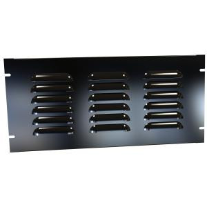 Hammond Manufacturing PVLL19008BK2 5U Louvered Steel Rack Panel