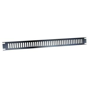 Hammond Manufacturing PVSS19001BK2 1U Slotted Aluminum Rack Panel