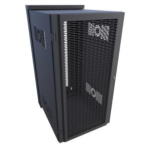 Hammond Manufacturing HWM2424U26BK 24U Swing-Out Sectional Vented-Door Wall Mount Rack Cabinet