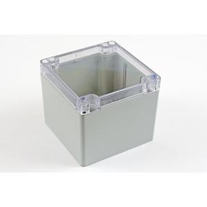 Hammond Manufacturing 1554LA2GYCL RAL7035 grey polycarb plastic watertight enclosure, clear lid