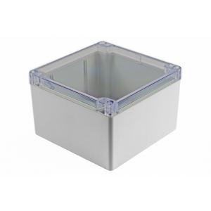 Hammond Manufacturing 1554QA2GYCL RAL7035 grey polycarb plastic watertight enclosure, clear lid