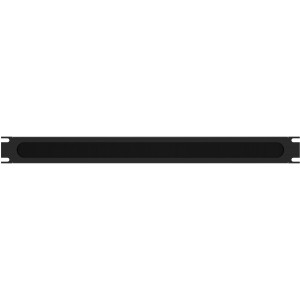 Hammond Manufacturing BRP1UBK 1U Brushed Panel Horizontal Cable Manager