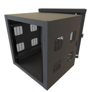 Hammond Manufacturing HWC2412U27BK 12U Swing-Out Sectional Wall Mount Rack Cabinet