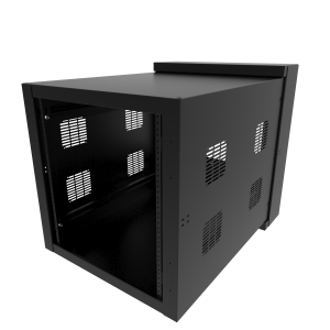 Hammond Manufacturing HWC2412U35BK 12U Swing-Out Sectional Wall Mount Rack Cabinet