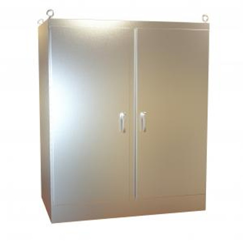 Hammond Manufacturing HN4FS726036SS Type 4X Stainless Steel Two Door Freestanding Enclosure