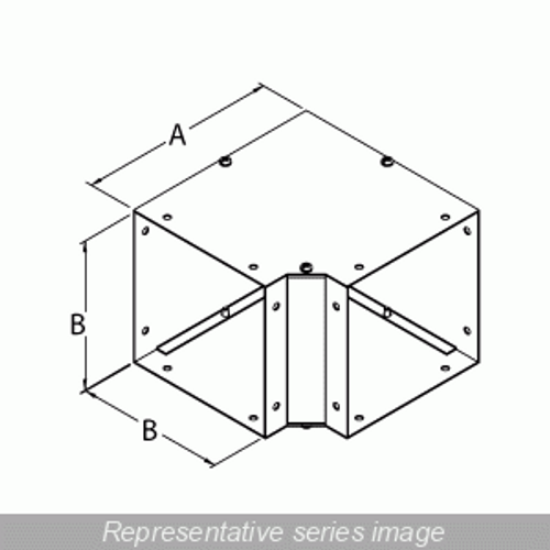 Hammond Manufacturing CWEL1090G 90-Degree Elbow
