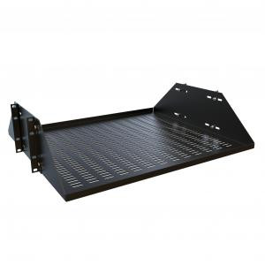 Hammond Manufacturing DNRMV23BK1 3U Two Post Mounting Deep Channel Vented Shelf
