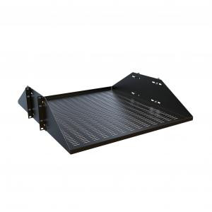 Hammond Manufacturing DNRMV2324BK1 3U Two Post Mounting Deep Channel Vented Shelf
