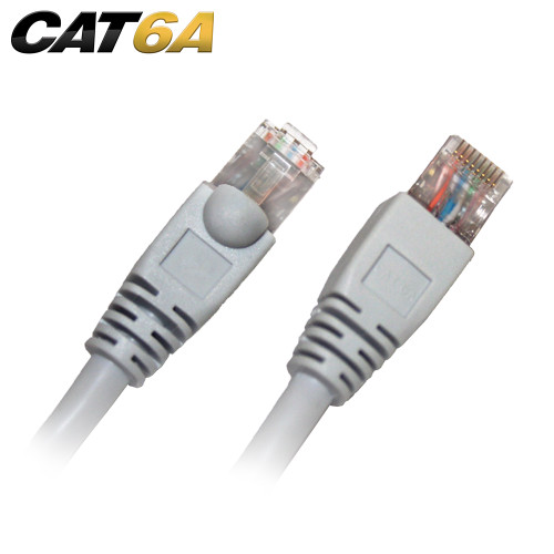 Quest NPC-8907 7ft. Gray Cat6A Shielded Patch Cord
