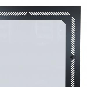 Hammond Manufacturing RCSC19021WDBK1 12U Vented Window Door
