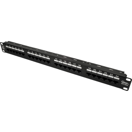 Quest NPP-6024 24-Port 1U Cat6 UTP Patch Panel