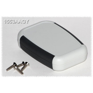 Hammond Manufacturing 1553AAGY grey ABS w/ grey soft side hand held enclosure 2.90x2.00x0.70