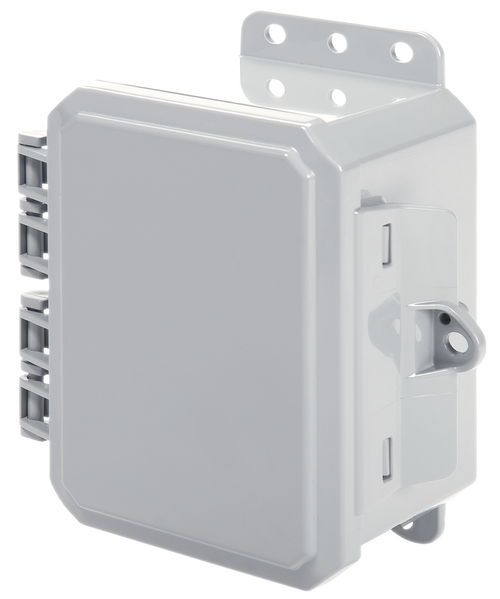Integra P6044 6" x 4" x 4" High Impact Polycarbonate Hinged Enclosure