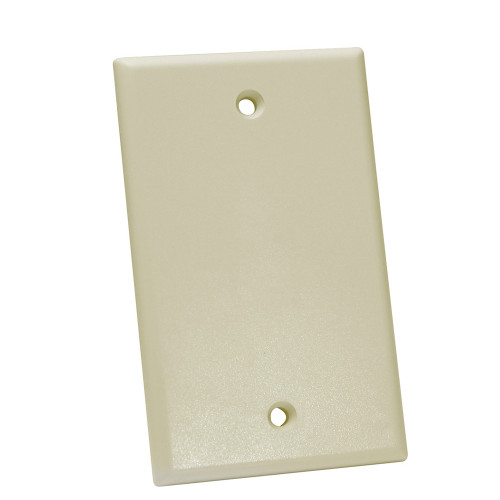 Quest NFP-1007 Single Gang Ivory Blank Keystone Wall Plate