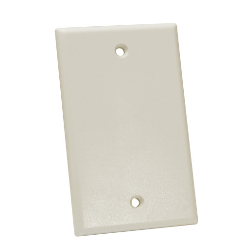 Quest NFP-1009 Single Gang Almond Blank Keystone Wall Plate