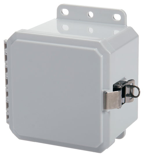 Integra P5053LPLL 5" x 5" x 3" High Impact Polycarbonate Hinged Enclosure