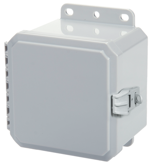 Integra P5053LPNL 5" x 5" x 3" High Impact Polycarbonate Hinged Enclosure