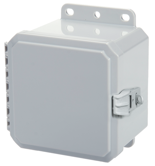 Integra P5053LPNL 5" x 5" x 3" High Impact Polycarbonate Hinged Enclosure