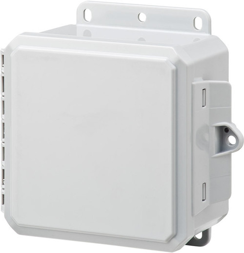 Integra P6063LP 6" x 6" x 3" High Impact Polycarbonate Hinged Enclosure