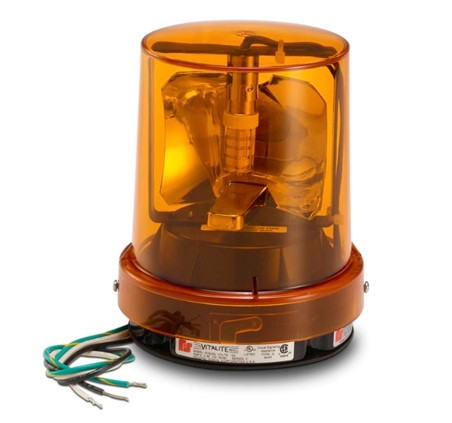 Federal Signal 121ALED-024A Vitalite Amber LED Rotating Light
