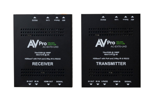 AVPro Edge AC-EX70-UHD-KIT HDBaseT Extender Set