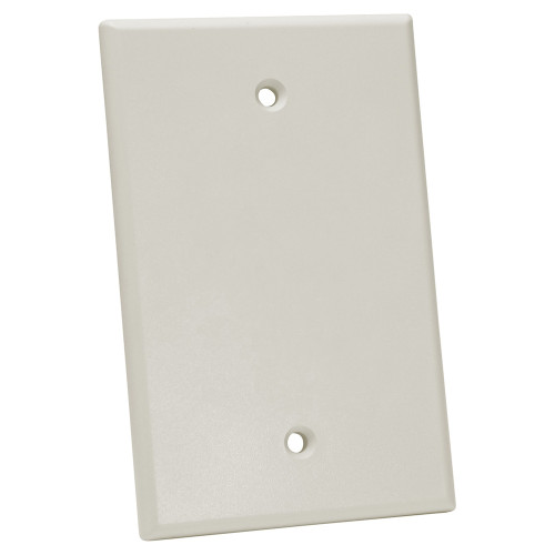 Quest NFP-5002 Single Gang Light Almond Blank Oversized Keystone Wall Plate