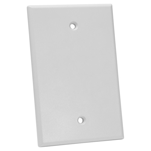 Quest NFP-5008 Single Gang White Blank Oversized Keystone Wall Plate