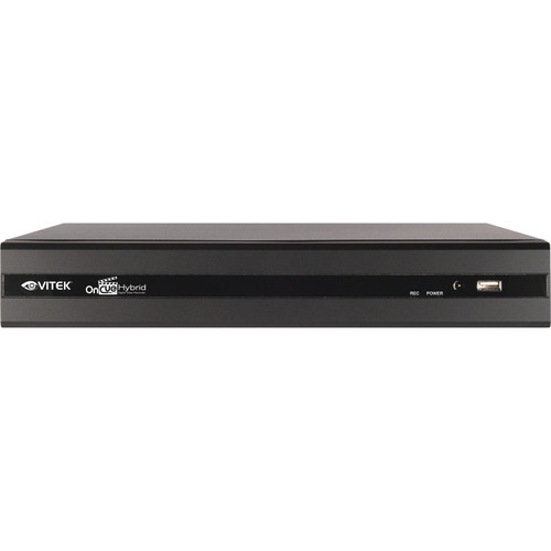 Vitek VT-08HD2A-NH-16T OnCue Series1080P 8-Channel 16TB Real-Time Hybrid Digital Video Recorder