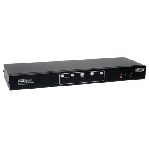 Tripp-Lite B004-2DUA4-K 4-Port Dual Monitor DVI KVM Switch