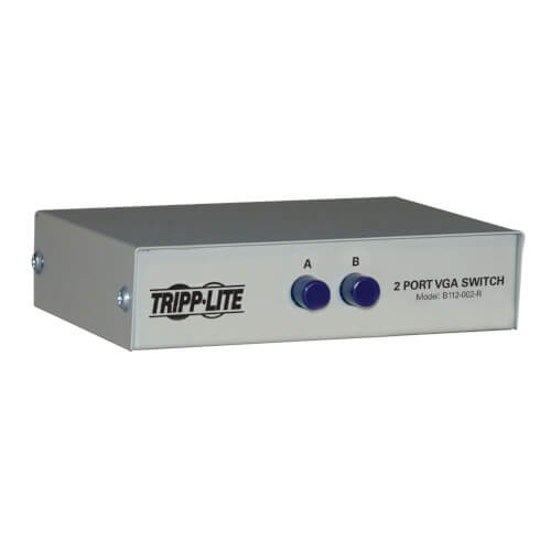Tripp-Lite B112-002-R Manual VGA/SVGA 2 Position Push Button Switch
