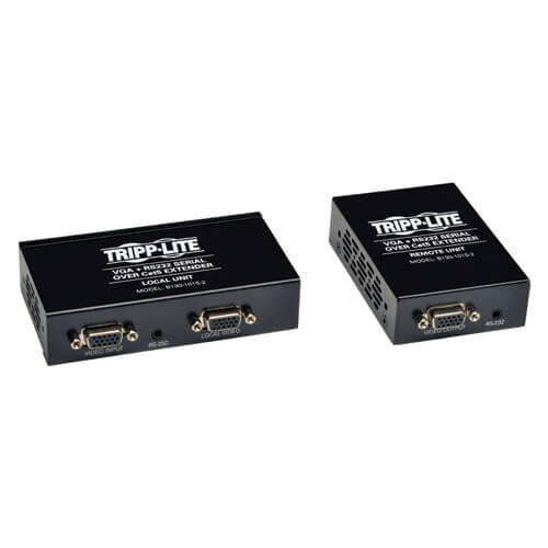 Tripp-Lite B130-101S-2 VGA & RS232 over Cat5 Cat6 Extender Transmitter & Receiver