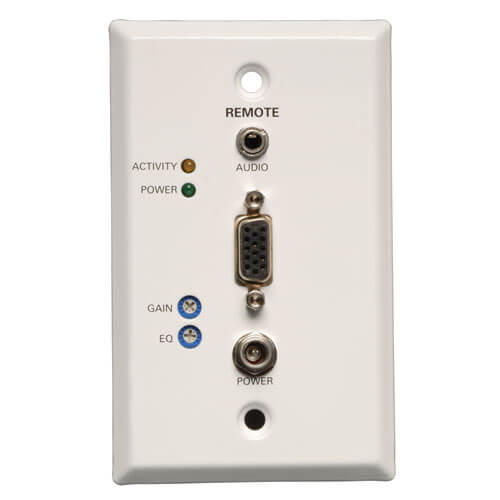 Tripp-Lite B132-100A-WP-1 VGA + Audio over Cat5 Extender Receiver