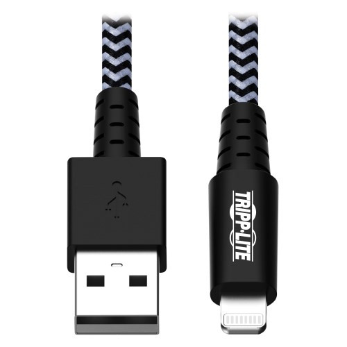 Tripp-Lite M100-003-HD 3Ft Heavy Duty Lightning to USB Sync/Charge Cable