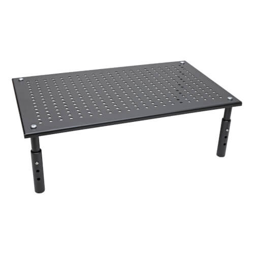 Tripp-Lite MR1812M Monitor Riser Stand Desktop Metal Height Adjustable Black 18x11
