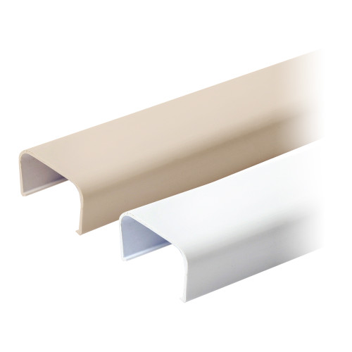 Quest FCL-21421 WireHider Cover Lid - 1/2" Beige, 4Ft, 24 Pack